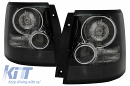 FULL LED Taillights suitable for Range Rover Sport L320 (2005-2013) Facelift Autobiography Design Black - TLRRSL320FS