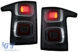 Full LED Taillights suitable for Range Rover Vogue L405 (2013-2017) Facelift Design Clear-image-6082334
