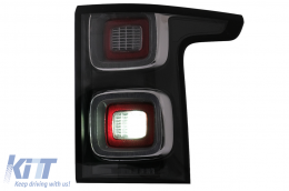 Full LED Taillights suitable for Range Rover Vogue L405 (2013-2017) Facelift Design Clear-image-6082336