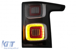 Full LED Taillights suitable for Range Rover Vogue L405 (2013-2017) Facelift Design Clear-image-6082338
