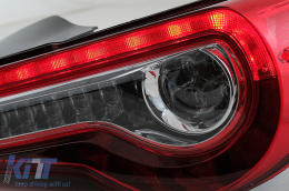 Full LED Taillights suitable for Toyota 86 (2012-2019) Subaru BRZ (2012-2018) Scion FR-S (2013-2016) with Sequential Dynamic Turning Lights-image-6068800