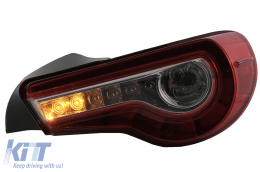 Full LED Taillights suitable for Toyota 86 (2012-2019) Subaru BRZ (2012-2018) Scion FR-S (2013-2016) with Sequential Dynamic Turning Lights-image-6068805