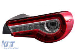 Full LED Taillights suitable for Toyota 86 (2012-2019) Subaru BRZ (2012-2018) Scion FR-S (2013-2016) with Sequential Dynamic Turning Lights-image-6068807