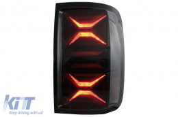 Full LED Taillights suitable for VW Amarok (2010-2020) Dynamic Sequential Turning Light Smoke-image-6089543
