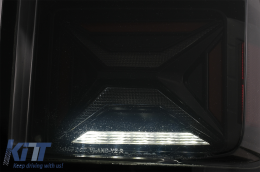 Full LED Taillights suitable for VW Amarok (2010-2020) Dynamic Sequential Turning Light Smoke-image-6089550