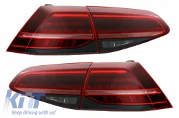 image-26-Full LED Taillights suitable for VW Golf 7 & 7.5 VII (2012-2019) Facelift Retrofit G7.5 Look Dynamic Sequential Turning Lights Dark Cherry Red
