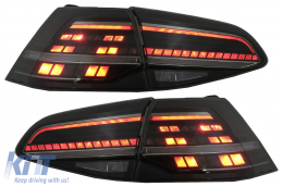 Full LED Taillights suitable for VW Golf 7 & 7.5 VII (2012-2020) Facelift Retrofit G7.5 Look Dynamic Sequential Turning Lights Smoke-image-6082981