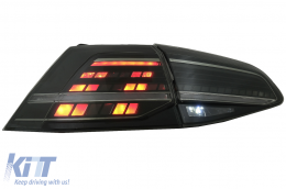 Full LED Taillights suitable for VW Golf 7 & 7.5 VII (2012-2020) Facelift Retrofit G7.5 Look Dynamic Sequential Turning Lights Smoke-image-6082985