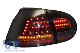 Full LED Taillights suitable for VW Golf V 5 Left Hand Drive (2004-2009) Black Urban Style-image-6021614