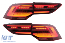 Full LED Taillights suitable for VW Golf VIII Hatchback Mk8 MQB (2020-Up) Dynamic Sequential Turning Lights