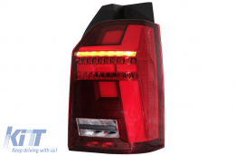 Full LED Taillights suitable for VW Transporter T6 (2015-2020) Dynamic Sequential Turning Light-image-6085722