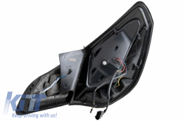 Full LED Задни светлини подходящи за Opel Astra J (2009-2015) 5 врати Хечбек Черен дим-image-6053414