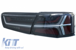 Задни светлини Full LED подходящи за Audi A6 4G C7 Лимузина (2011-2014) дим Facelift Дизайн with Sequential Динамичен Въртящи се светлини-image-6042099