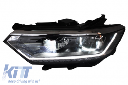 Full LED Фарове , подходящи за VW Passat B8 3G (2014-2019) LED Matrix вид с последователни Динамичен Въртящи се светлини-image-6020606