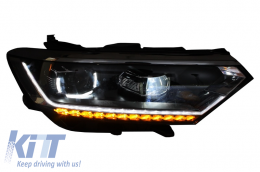 Full LED Фарове , подходящи за VW Passat B8 3G (2014-2019) LED Matrix вид с последователни Динамичен Въртящи се светлини-image-6020610
