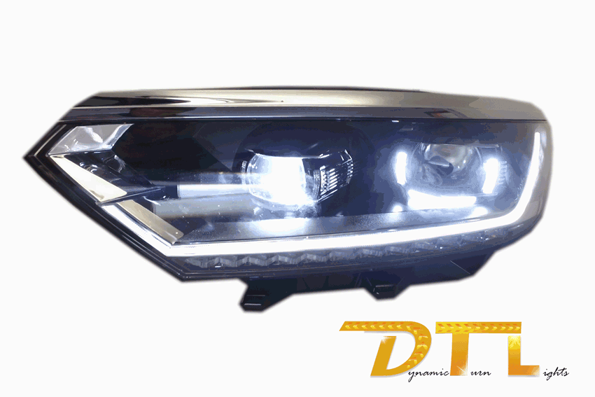 Full LED Фарове , подходящи за VW Passat B8 3G (2014-2019) LED Matrix вид с последователни Динамичен Въртящи се светлини-image-6053131