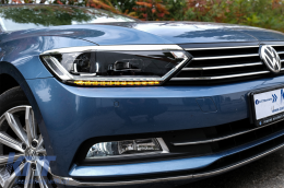 Full LED Фарове , подходящи за VW Passat B8 3G (2014-2019) LED Matrix вид с последователни Динамичен Въртящи се светлини-image-6074330