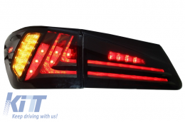 Задни светлини Full LED подходящи за LEXUS IS XE20 (2006-2012) Light Bar Facelift New XE30 дим-image-6025891