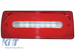 Full LED лента за Задни светлини светлини, подходяща за Mercedes G-class W463 (1989-2015) ЧЕРВЕНИ Динамичен последователни Въртящи се светлини-image-6032326