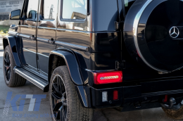 Full LED лента за Задни светлини светлини, подходяща за Mercedes G-class W463 (1989-2015) ЧЕРВЕНИ Динамичен последователни Въртящи се светлини-image-6056527