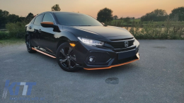 Фарове Full LED , подходящи за Honda Civic Mk10 (FC/FK) (2016-Up) седан и Хечбек с последователни Динамичен Въртящи се светлини-image-6071830