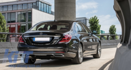 Задни светлини Full LED , подходящи за Mercedes S-Class W222 (2013-2017) с последователни Динамичен Въртящи се светлини Facelift Дизайн-image-6038817