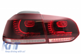 Задни светлини Full LED подходящи за VW Golf 6 VI (2008-2013) Черешово черно R20 TFSI Дизайн (LHD и RHD)-image-6036986