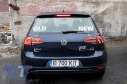 Full LED Задни светлини , подходящи за VW Golf 7 & 7.5 VII (2012-2019) Facelift Retrofit G7.5 Look Динамичен Sequential Въртящи се светлини Dark Черешово черно-image-6043344