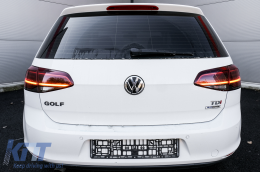 Full LED Задни светлини , подходящи за VW Golf 7 & 7.5 VII (2012-2019) Facelift Retrofit G7.5 Look Динамичен Sequential Въртящи се светлини Dark Черешово черно-image-6077789