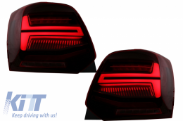 Задни светлини Full LED подходящи за VW Polo 6R 6C 61 (2011-2017) Последователни Динамичен Въртящи се светлини Vento Look-image-6043058