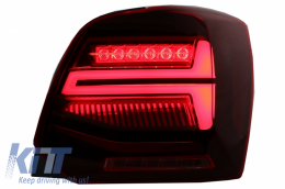 Задни светлини Full LED подходящи за VW Polo 6R 6C 61 (2011-2017) Последователни Динамичен Въртящи се светлини Vento Look-image-6043063