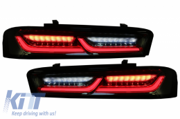 Full LED Задни светлини , подходящи за Chevrolet Camaro (2015-2017) Последователни Динамичен Въртящи се светлини дим-image-6043161