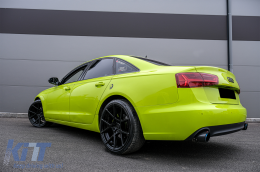 Задни светлини Full LED , подходящи за Audi A6 4G C7 Лимузина (2011-2014) Червен Чисто Facelift Дизайн с последователни Динамичен Въртящи се светлини-image-6075530