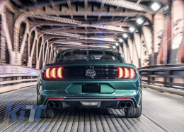 Full LED Задни светлини , подходящи за Ford Mustang VI S550 (2015-2019) Червен с Динамичен последователни Въртящи се светлини-image-6047672