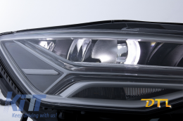 Full LED Фарове подходящи за Audi A6 4G C7 (2011-2018) Facelift Matrix Дизайн Sequential Динамичен Въртящи се светлини-image-6052122
