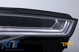 Full LED Фарове подходящи за Audi A6 4G C7 (2011-2018) Facelift Matrix Дизайн Sequential Динамичен Въртящи се светлини-image-6052126