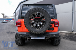 Full LED Задни светлини , подходящи за Jeep Wrangler IV JL/JLU (2018-up) RED с Динамичен стартиране и последователни Въртящи се светлини-image-6080371