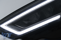 Full LED Фарове , подходящи за Audi A3 8V Pre-Facelift (2013-2016) Надстройка за Халоген с последователни Динамичен Въртящи се светлини LHD-image-6074897