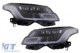 Full LED Фарове , подходящи за Land Range Rover IV Vogue SUV L405 (2013-2017) Преобразуване в 2018-нагоре-image-6075153