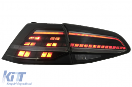 Full LED Задни светлини , подходящи за VW Golf 7 & 7.5 VII (2012-2020) Facelift Retrofit G7.5 Look Динамичен последователни Въртящи се светлини дим-image-6082980