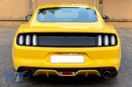 Full LED Задни светлини , подходящи за Ford Mustang VI S550 (2015-2019) дим Чисто с Динамичен последователни Въртящи се светлини-image-6088464