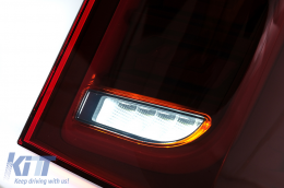 Full LED Задни светлини дим , подходящи за Mercedes V-Class W447 (2014-2019) Единична Задна врата с Динамичен последователни Въртящи се светлини-image-6111628
