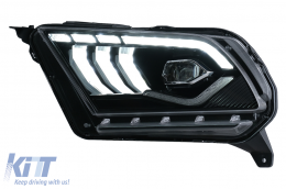 Full LED Фарове , подходящи за Ford Mustang V (2010-2014) с Динамичен последователни светлини за завиване-image-6089468