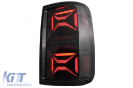 Full LED Задни светлини , подходящи за VW Amarok (2010-2020) Динамичен последователни светлини за завиване дим-image-6089541