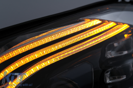 Full LED Фарове , подходящи за Mercedes C-Class W205 S205 (2014-2020) LHD W222 Дизайн-image-6091836