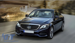 Full LED Фарове , подходящи за Mercedes C-Class W205 S205 (2014-2020) LHD W222 Дизайн-image-6128839