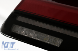 Full LED Задни светлини , подходящи за BMW Серия 5 G30 Седан (2017-2019) LCI дизайн с Динамичен последователни Въртящи се светлини-image-6096985