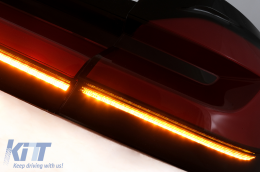 Full LED Задни светлини , подходящи за BMW Серия 5 G30 Седан (2017-2019) LCI дизайн с Динамичен последователни Въртящи се светлини-image-6096988