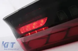 Full LED Задни светлини , подходящи за BMW 3 Series G20 G28 M3 G80 Sedan (2018-2022) Червен дим с Динамичен последователни светлини за завиване-image-6096549