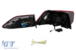 Full LED Задни светлини , подходящи за VW Golf VIII Хечбек Mk8 MQB (2020-Up) Динамичен последователни Въртящи се светлини-image-6096585